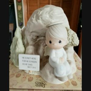 Precious moments  "He is not here for He is risen as he Said"